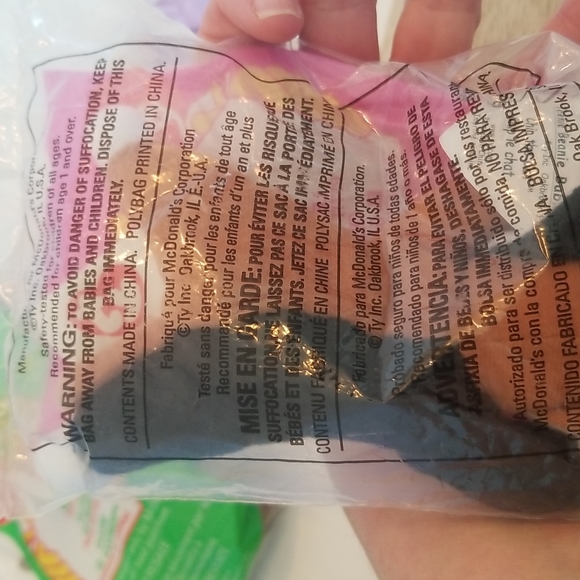 Vintage NEW McDonald's TY Teenie Beanie Baby 1999 - Picture 11 of 13